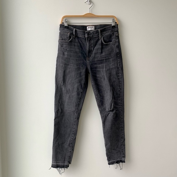 Agolde Denim - Agolde Sophie High Rise Distressed Jeans